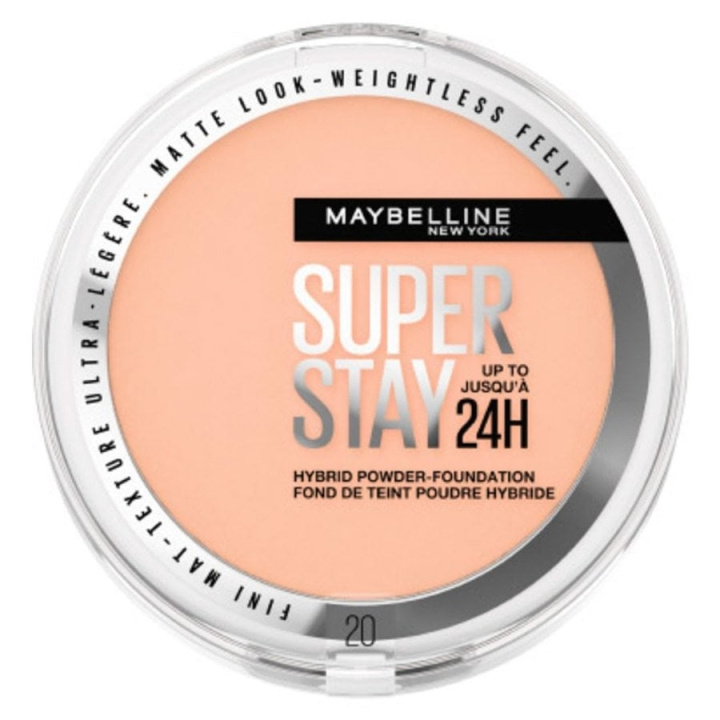 Maybelline New York Superstay 24H Hybrid Powder Foundation 20,0 i gruppen SKØNHED & HELSE / Makeup / Makeup ansigt / Pudder hos TP E-commerce Nordic AB (C84668)