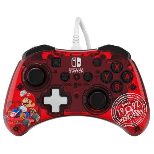 PDP Gaming Rock Candy Mini Controller med ledning - Mario Kart i gruppen HJEMMEELEKTRONIK / Spilkonsoller og tilbehør / Nintendo Switch / Tilbehør hos TP E-commerce Nordic AB (C84688)