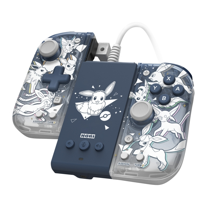 Hori Split Pad Compact tilbehørssæt (Eevee) i gruppen HJEMMEELEKTRONIK / Spilkonsoller og tilbehør / Nintendo Switch / Tilbehør hos TP E-commerce Nordic AB (C84757)