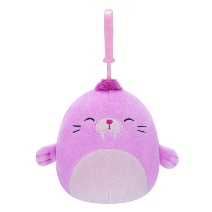 Squishmallows 9 cm P17 Clip On - Hvalrossen Pepper i gruppen LEGETØJ, BØRN & BABY / Babyleg (0-3 år) / Tøjdyr hos TP E-commerce Nordic AB (C84770)