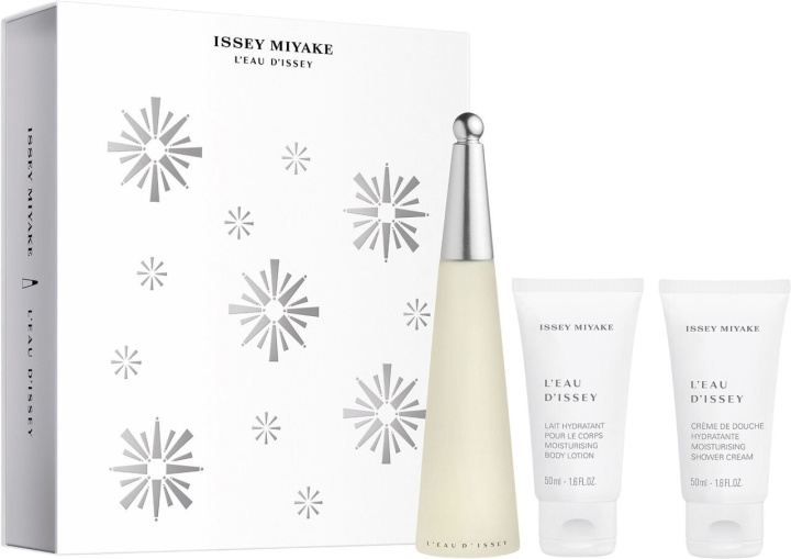 Issey Miyake L´Eau D´Issey EDT 50 ml + Bodylotion 50 ml + Shower Cream 50 ml - Gavesæt i gruppen SKØNHED & HELSE / Gaveæske / Gaveæske til hende hos TP E-commerce Nordic AB (C84786)