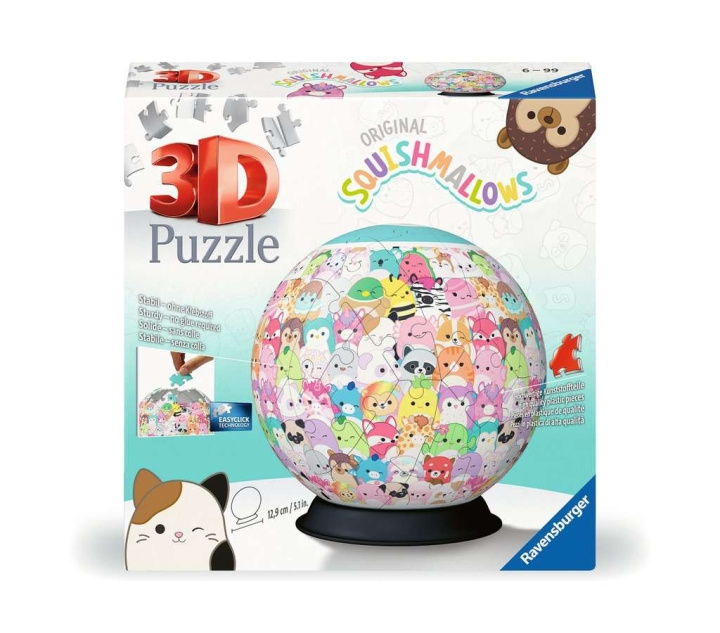 Ravensburger Puslespil Squishmallows 3D Ball 72p i gruppen SPORT, FRITID & HOBBY / Hobby / Puslespil hos TP E-commerce Nordic AB (C84794)