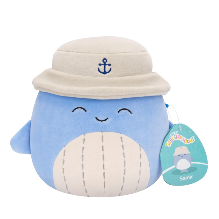 Squishmallows 19 cm P20 plys - Samir Whale (206091) i gruppen LEGETØJ, BØRN & BABY / Babyleg (0-3 år) / Tøjdyr hos TP E-commerce Nordic AB (C84807)