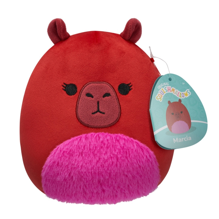 Squishmallows 19 cm P20 Plys - Marcia Capybara (206077) i gruppen LEGETØJ, BØRN & BABY / Babyleg (0-3 år) / Tøjdyr hos TP E-commerce Nordic AB (C84810)