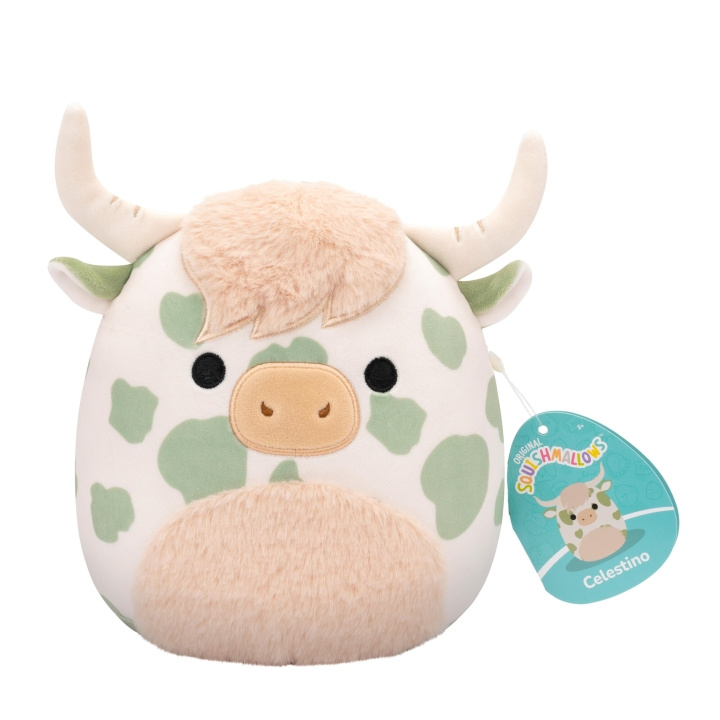 Squishmallows 19 cm P20 Plys - Celestino Highland Cow (206077) i gruppen LEGETØJ, BØRN & BABY / Babyleg (0-3 år) / Tøjdyr hos TP E-commerce Nordic AB (C84812)