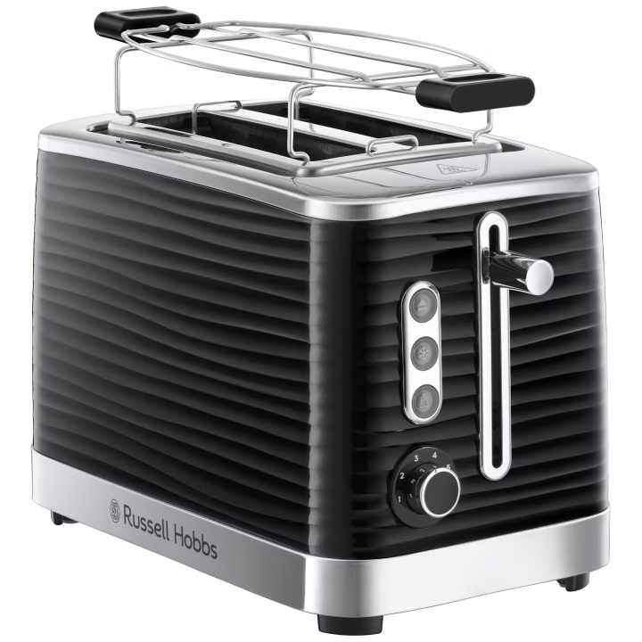 Russell Hobbs Inspire brødrister - sort i gruppen HJEM, HUS & HAVE / Husholdningsapparater / Brødristere & Sandwich Makers / Brødristere hos TP E-commerce Nordic AB (C84866)