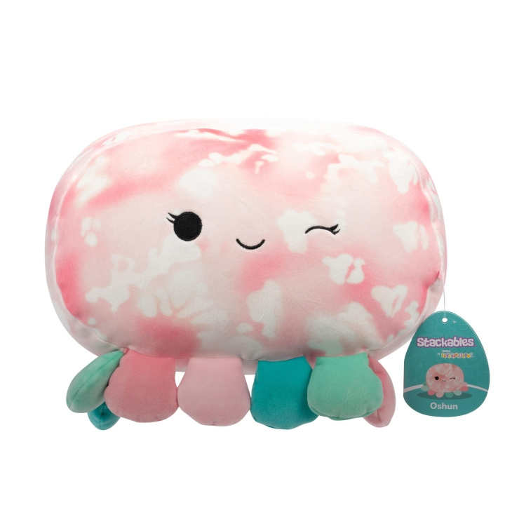 Squishmallows 30 cm stabelbare figurer - Oshun Octopus i gruppen LEGETØJ, BØRN & BABY / Babyleg (0-3 år) / Tøjdyr hos TP E-commerce Nordic AB (C84902)