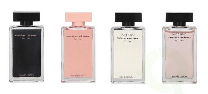 Narciso Rodriguez Collection Set For Her 30 ml Edt Spray 7,5ml/Edp Spray 7,5ml/Pm 7,5ml/Mn 7,5ml i gruppen SKØNHED & HELSE / Gaveæske / Gaveæske til hende hos TP E-commerce Nordic AB (C84982)