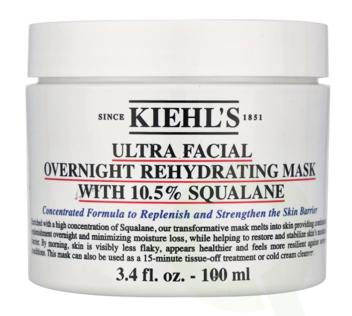 Kiehl\'s Ultra Facial Overnight Face Mask 100 g i gruppen SKØNHED & HELSE / Hudpleje / Ansigt / Masker hos TP E-commerce Nordic AB (C85010)