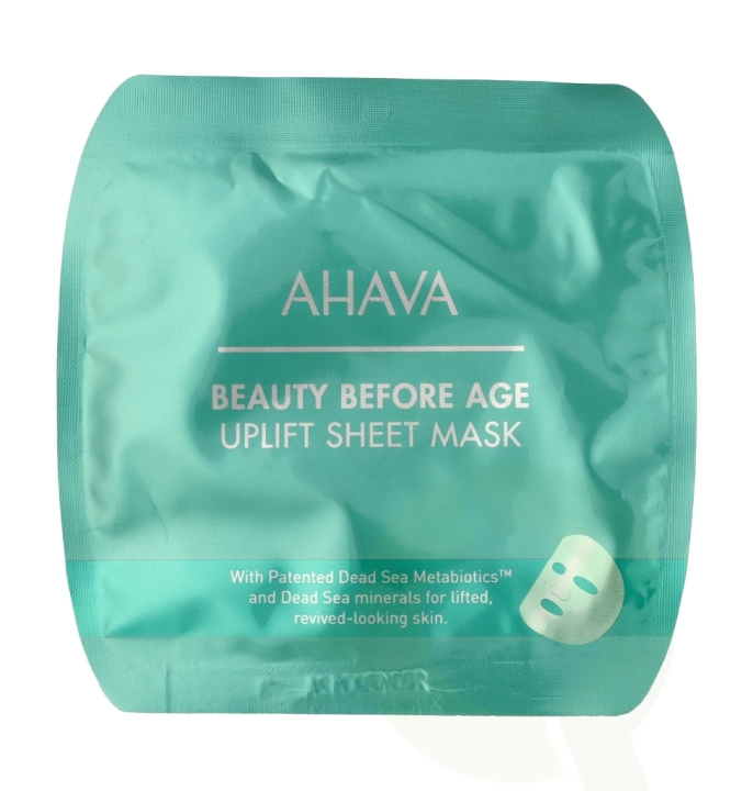 Ahava Beauty Before Age Uplift. & Firm. Sheet Mask 17 g i gruppen SKØNHED & HELSE / Hudpleje / Ansigt / Masker hos TP E-commerce Nordic AB (C85049)