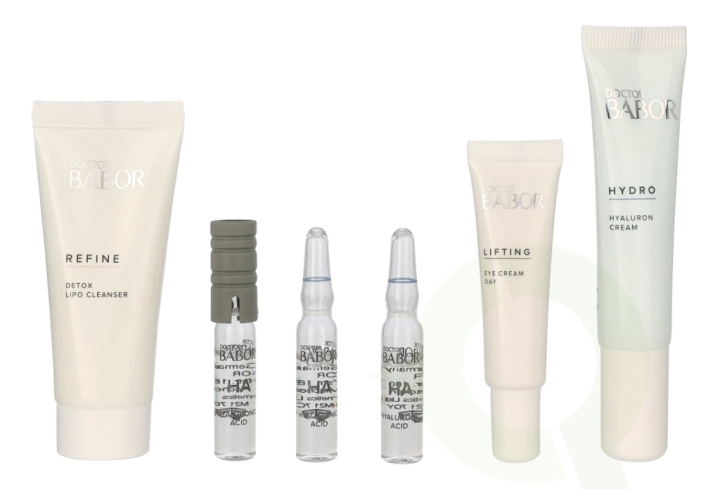 Babor Hydro Filler Routine Set 48 ml Detox Lipo Cleanser 20ml/Hyaluronic Acid Ampoule 6ml/Lifting Eye Cream Day 7ml/Hyaluron Cream 15ml i gruppen SKØNHED & HELSE / Gaveæske / Gaveæske til hende hos TP E-commerce Nordic AB (C85076)