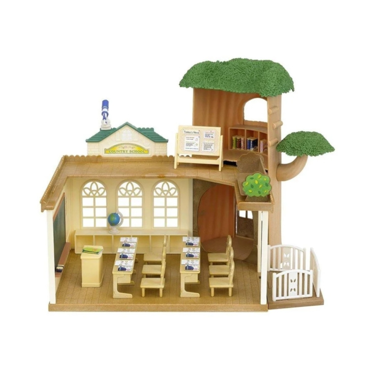 Sylvanian Families Country Tree School (5105) i gruppen LEGETØJ, BØRN & BABY / Legetøj / Legesæt hos TP E-commerce Nordic AB (C85153)