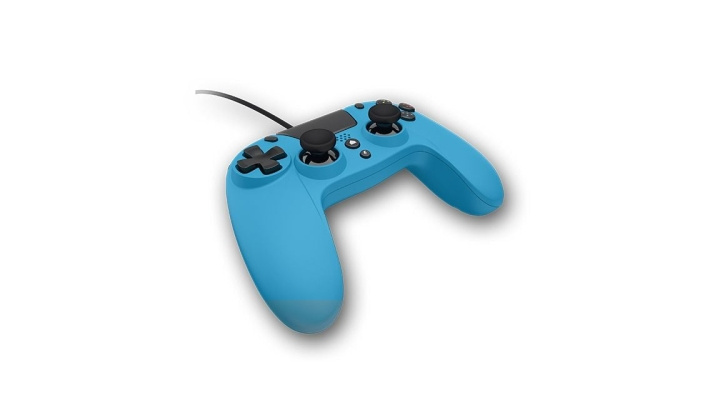 Gioteck Playstation 4 VX-4 kablet controller (blå) i gruppen HJEMMEELEKTRONIK / Spilkonsoller og tilbehør / Sony PlayStation 4 / Tilbehør hos TP E-commerce Nordic AB (C85193)