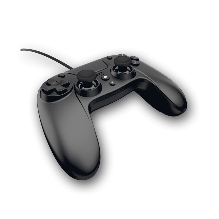 Gioteck Playstation 4 VX-4 kablet controller (sort) i gruppen HJEMMEELEKTRONIK / Spilkonsoller og tilbehør / Sony PlayStation 4 hos TP E-commerce Nordic AB (C85248)