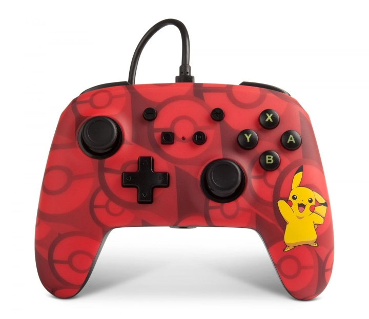 PowerA Nintendo Switch Enh Wired Controller - Pikachu Fade i gruppen HJEMMEELEKTRONIK / Spilkonsoller og tilbehør / Nintendo Switch hos TP E-commerce Nordic AB (C85265)