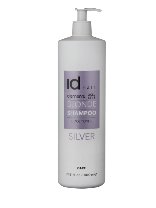 ID Hair Elements Xclusive Silver Shampoo 1000 ml i gruppen SKØNHED & HELSE / Hår og styling / Hårpleje / Hårfarve / Sølv shampoo hos TP E-commerce Nordic AB (C85302)