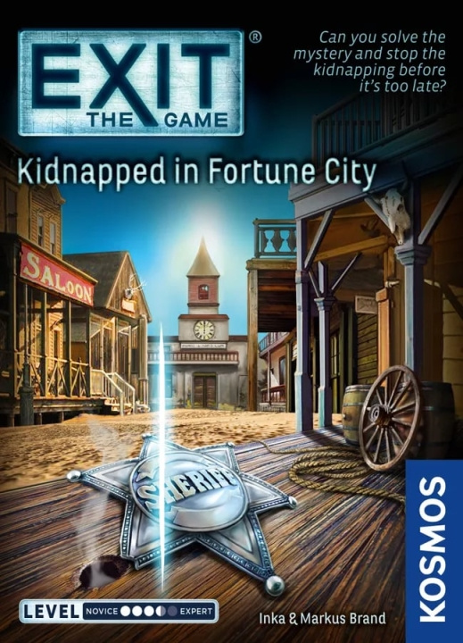 Exit: Escape Room - Kidnapped in Fortune City (EN) (KOS1600) i gruppen LEGETØJ, BØRN & BABY / Legetøj / Brætspil / Familiespil hos TP E-commerce Nordic AB (C85370)