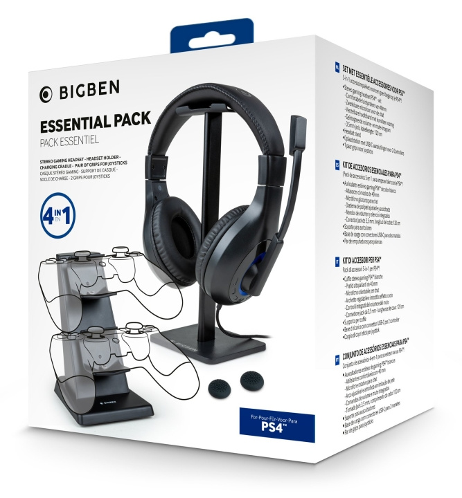 NACON Essential Pack Playstation 4 i gruppen HJEMMEELEKTRONIK / Spilkonsoller og tilbehør / Sony PlayStation 4 hos TP E-commerce Nordic AB (C85380)