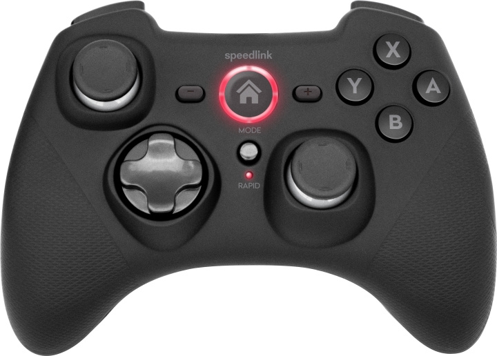 Speedlink RAIT Bluetooth Gamepad - til Nintendo Switch/OLED, gummi-sort i gruppen HJEMMEELEKTRONIK / Spilkonsoller og tilbehør / Nintendo Switch hos TP E-commerce Nordic AB (C85424)