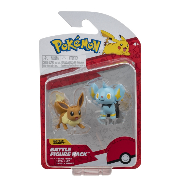 Pokémon Battle Figure Pack - Shinx & Eevee (PKW2647) i gruppen LEGETØJ, BØRN & BABY / Legetøj / Figurer, miniaturer og tilbehør hos TP E-commerce Nordic AB (C85440)