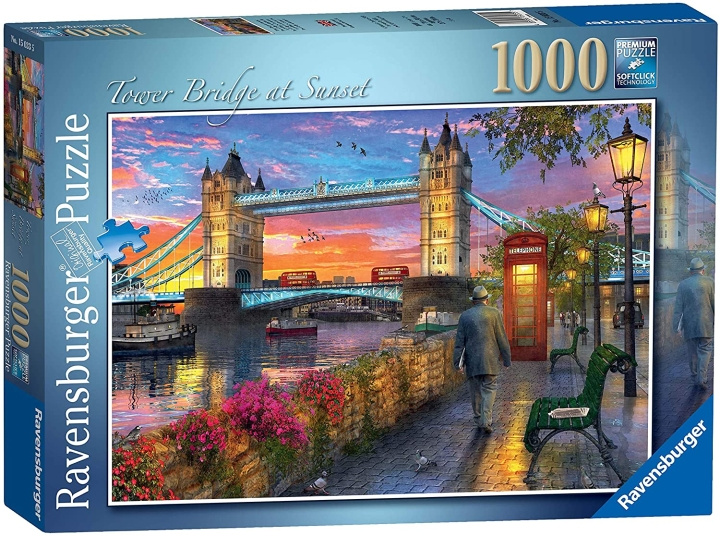 Ravensburger Tower Bridge ved solnedgang 1000p (10215033) i gruppen LEGETØJ, BØRN & BABY / Legetøj / Puslespil hos TP E-commerce Nordic AB (C85450)