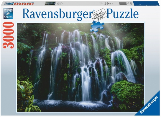 Ravensburger Waterfall Retreat Bali 3000p (10217116) i gruppen LEGETØJ, BØRN & BABY / Legetøj / Puslespil hos TP E-commerce Nordic AB (C85452)