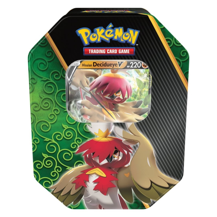 Pokémon Divergent Powers Tin Box - Decidueye i gruppen LEGETØJ, BØRN & BABY / Legetøj / Legetøj hos TP E-commerce Nordic AB (C85501)