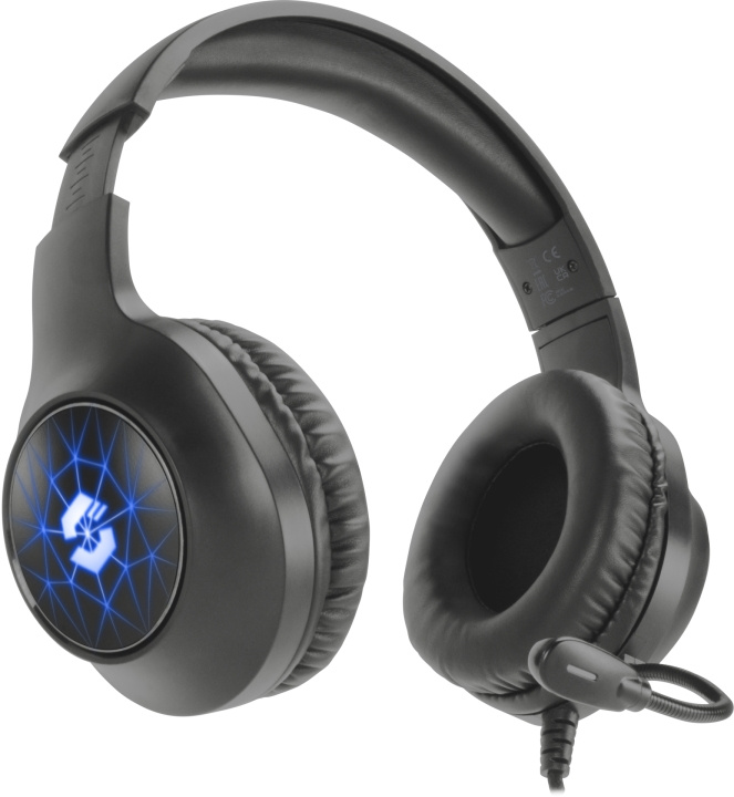 Speedlink VIRTAS Illuminated 7.1 Gaming Headset, sort i gruppen COMPUTERTILBEHØR / GAMING / Headset hos TP E-commerce Nordic AB (C85505)