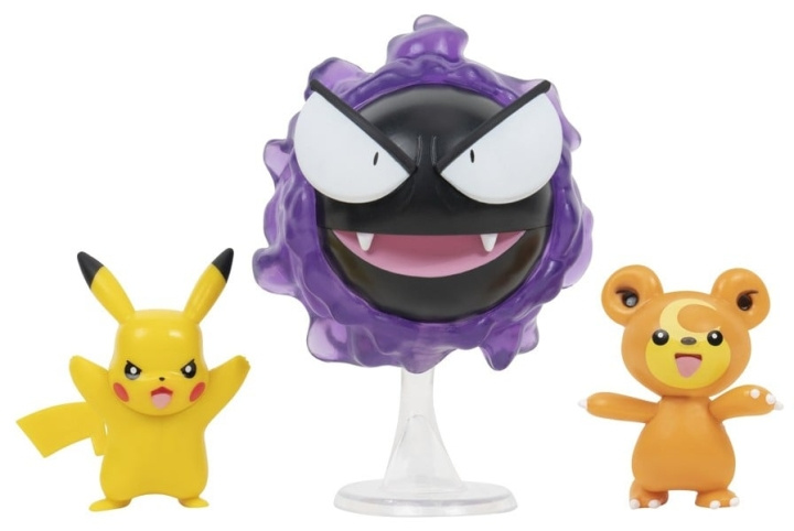 Pokémon Battle Figure 3-Pack - Teddiursa (PKW2347) i gruppen LEGETØJ, BØRN & BABY / Legetøj / Figurer, miniaturer og tilbehør hos TP E-commerce Nordic AB (C85540)