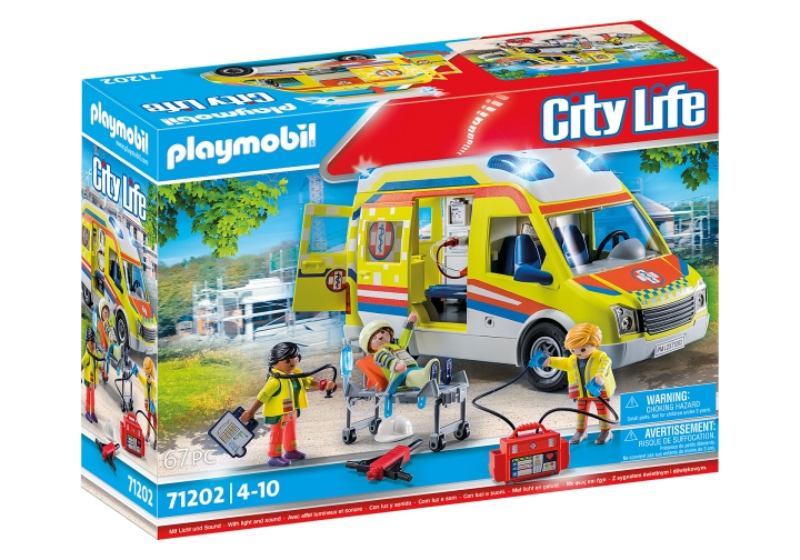 Playmobil Ambulance med lys og lyd (71202) i gruppen LEGETØJ, BØRN & BABY / Legetøj / Legetøj hos TP E-commerce Nordic AB (C85554)