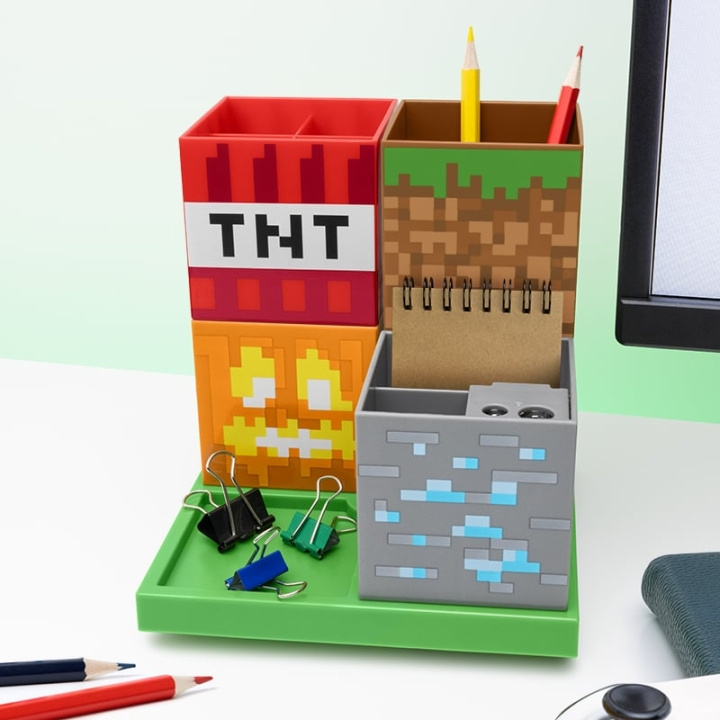 Paladone Minecraft Desktop Organiser i gruppen SPORT, FRITID & HOBBY / Sjove gadgets / Sjove gadgets hos TP E-commerce Nordic AB (C85566)