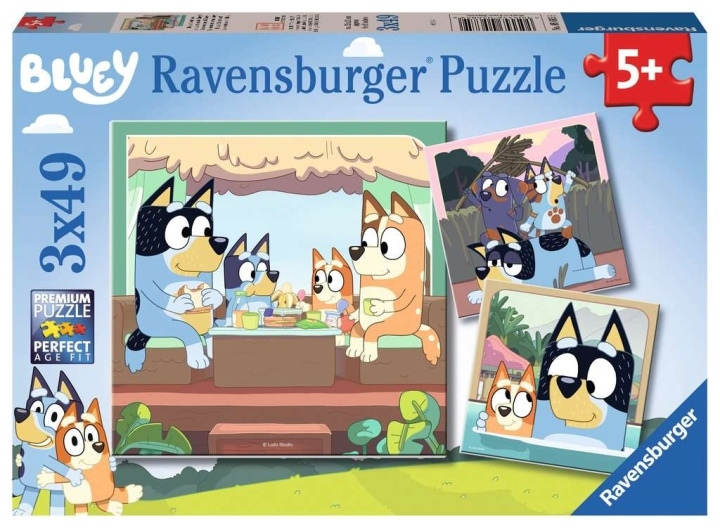 Ravensburger Bluey 3x49p - (10105685) i gruppen LEGETØJ, BØRN & BABY / Legetøj / Puslespil hos TP E-commerce Nordic AB (C85662)