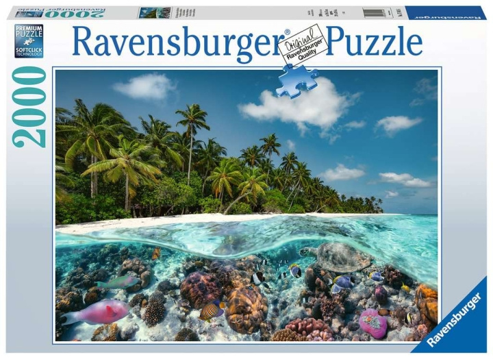 Ravensburger Et dyk på Maldiverne 2000p - (10217441) i gruppen LEGETØJ, BØRN & BABY / Legetøj / Puslespil hos TP E-commerce Nordic AB (C85669)