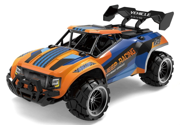 TEC-TOY R/C 1:20 2,4G 3,7V Li-ion - Blå/orange i gruppen LEGETØJ, BØRN & BABY / Radiostyrede / Radiostyrede biler hos TP E-commerce Nordic AB (C85701)