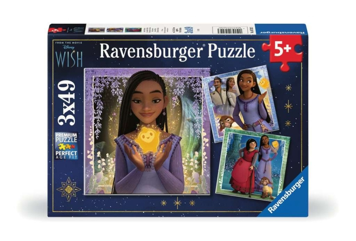 Ravensburger Disney Wish 3x49p - (10105702) i gruppen LEGETØJ, BØRN & BABY / Legetøj / Puslespil hos TP E-commerce Nordic AB (C85702)