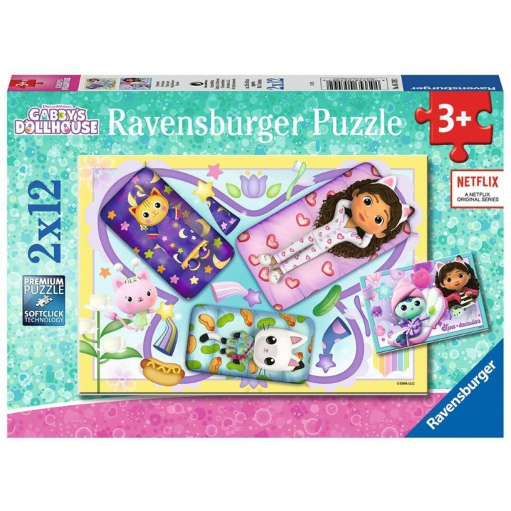 Ravensburger Gabby\'s Dollhouse 2x12p - (10105709) i gruppen LEGETØJ, BØRN & BABY / Legetøj / Puslespil hos TP E-commerce Nordic AB (C85704)