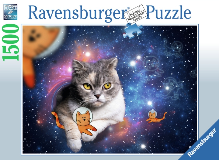 Ravensburger Katte i rummet 1500p - (10217439) i gruppen LEGETØJ, BØRN & BABY / Legetøj / Puslespil hos TP E-commerce Nordic AB (C85713)