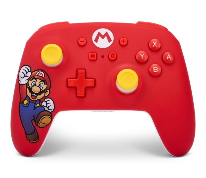 PowerA Trådløs controller - Mario Joy /Nintendo Switch i gruppen HJEMMEELEKTRONIK / Spilkonsoller og tilbehør / Nintendo Switch hos TP E-commerce Nordic AB (C85726)