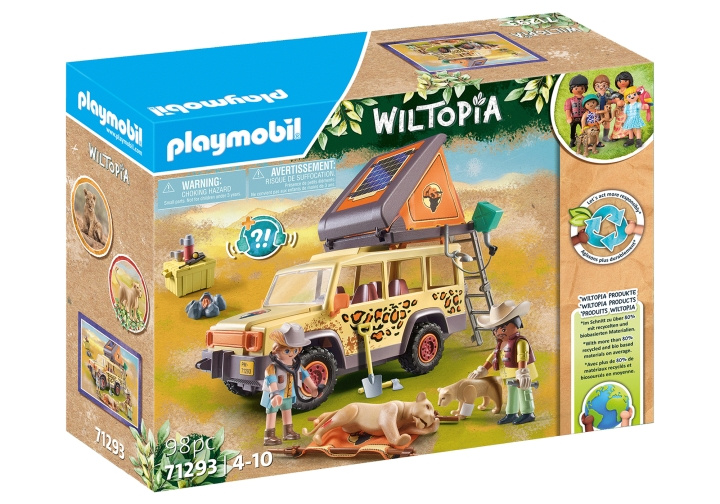 Playmobil Wiltopia - Langrendskøretøj med løver (71293) i gruppen LEGETØJ, BØRN & BABY / Legetøj / Legetøj hos TP E-commerce Nordic AB (C85730)