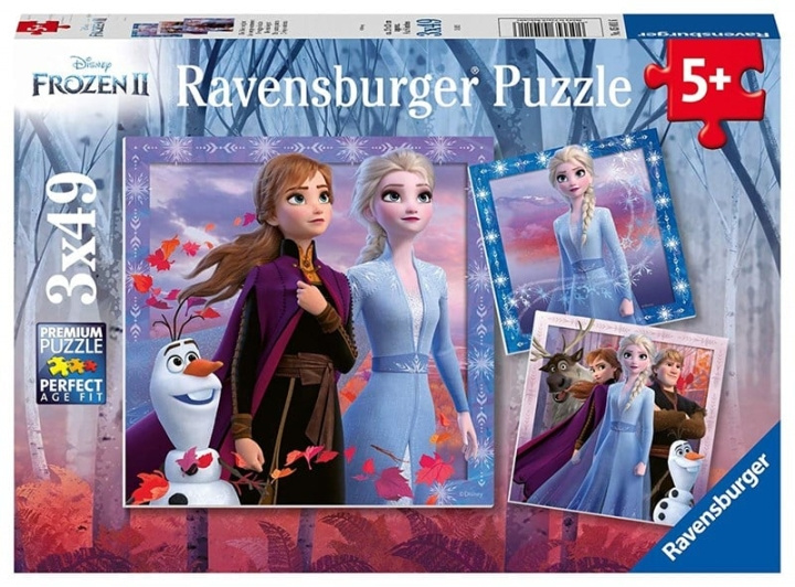 Ravensburger Frozen 2 Rejsen starter 3x49p - 05011 i gruppen LEGETØJ, BØRN & BABY / Legetøj / Puslespil hos TP E-commerce Nordic AB (C85767)