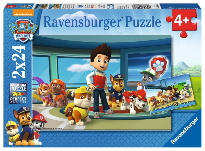 Ravensburger Paw Patrol hjælpsomme gode næser 2x24p - 09085 i gruppen LEGETØJ, BØRN & BABY / Legetøj / Puslespil hos TP E-commerce Nordic AB (C85775)