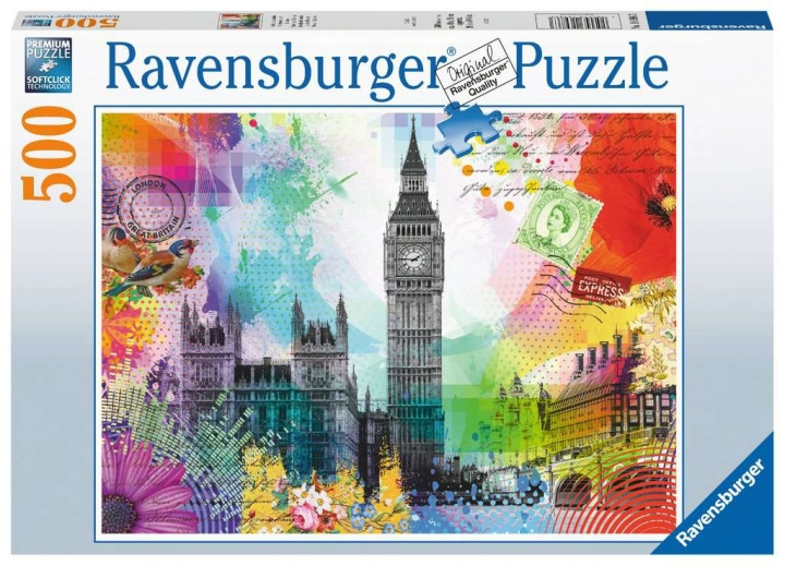 Ravensburger London Postkort 500p - 16986 i gruppen LEGETØJ, BØRN & BABY / Legetøj / Puslespil hos TP E-commerce Nordic AB (C85781)