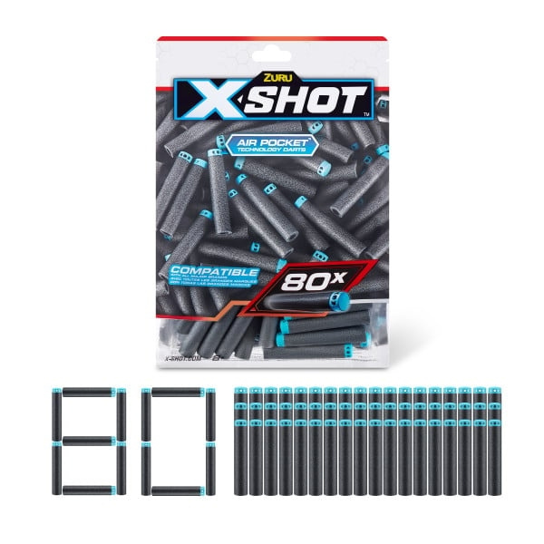 Zuru X-Shot X SHOT-Excel 80PK refill-pile - (36589) i gruppen LEGETØJ, BØRN & BABY / Legetøj / Action spil hos TP E-commerce Nordic AB (C85799)