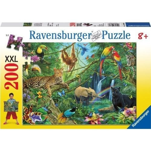 Ravensburger XXL Jungle-puslespil med 200 brikker i gruppen LEGETØJ, BØRN & BABY / Legetøj / Puslespil hos TP E-commerce Nordic AB (C85804)