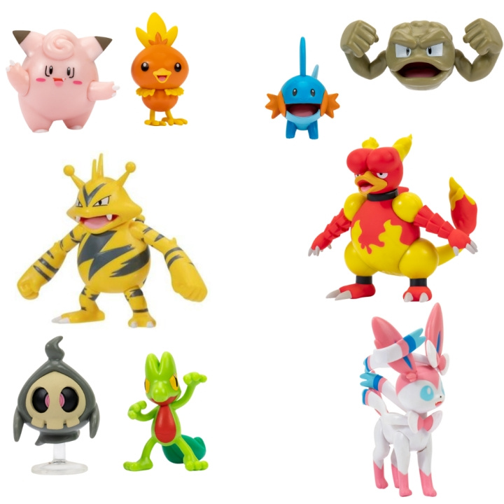 Pokémon Kampfigur - ass (95007-12) i gruppen LEGETØJ, BØRN & BABY / Legetøj / Figurer, miniaturer og tilbehør hos TP E-commerce Nordic AB (C85805)