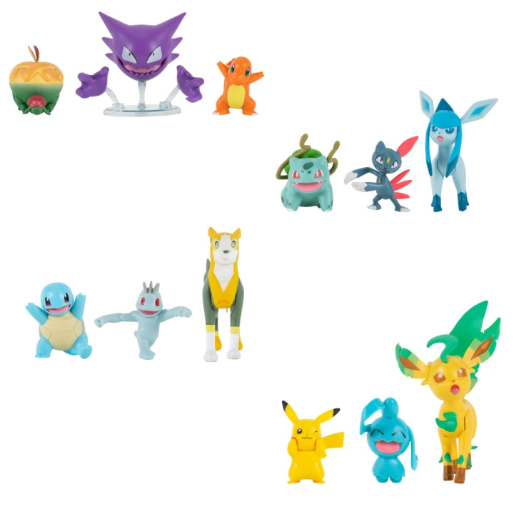 Pokémon Battle Figure - 3 PK (95155_10) i gruppen LEGETØJ, BØRN & BABY / Legetøj / Figurer, miniaturer og tilbehør hos TP E-commerce Nordic AB (C85807)