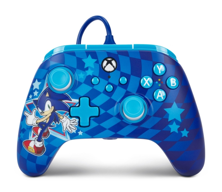 PowerA Advantage kablet controller - Sonic Style /Xbox Series X i gruppen HJEMMEELEKTRONIK / Spilkonsoller og tilbehør / Xbox Series X hos TP E-commerce Nordic AB (C85829)