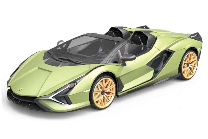 TEC-TOY Lamborghini Sian R/C 1:12 - Grøn (471303) i gruppen LEGETØJ, BØRN & BABY / Radiostyrede / Radiostyrede biler hos TP E-commerce Nordic AB (C85840)