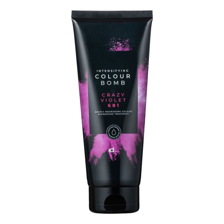 ID Hair Colour Bomb Crazy Violet 681 - 200 ml i gruppen SKØNHED & HELSE / Hår og styling / Hårpleje / Hårfarve / Hårfarve & Farve bombe hos TP E-commerce Nordic AB (C85858)