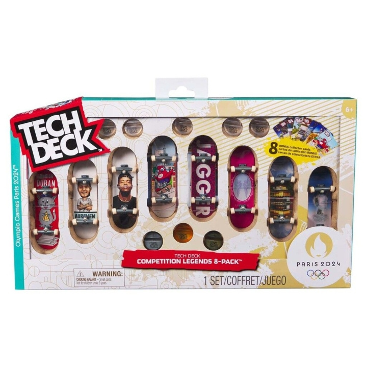 Tech Deck Olympisk 96 mm gribebræt - 8-pak (6070368) i gruppen LEGETØJ, BØRN & BABY / Legetøj / Legetøj hos TP E-commerce Nordic AB (C85912)